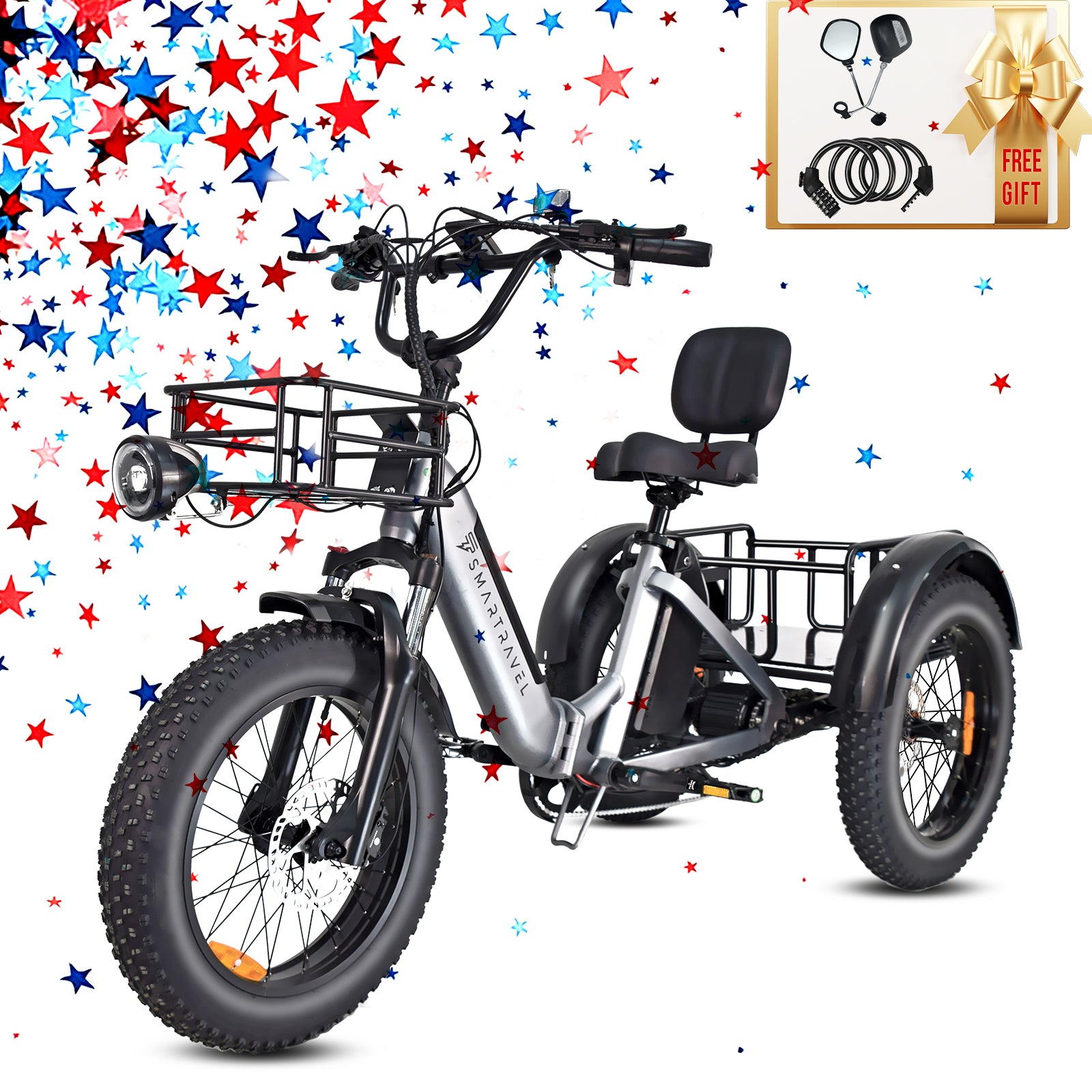 Smartravel Hauler ST301 Dual Battery Cargo Electric Tricycle