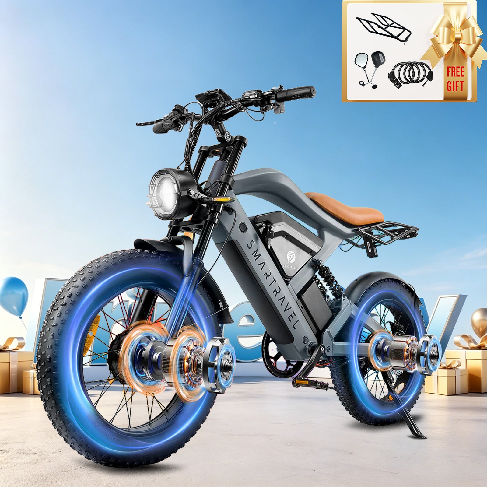 Smartravel Raptor ST202 Pro Dual Motor and Battery eBike