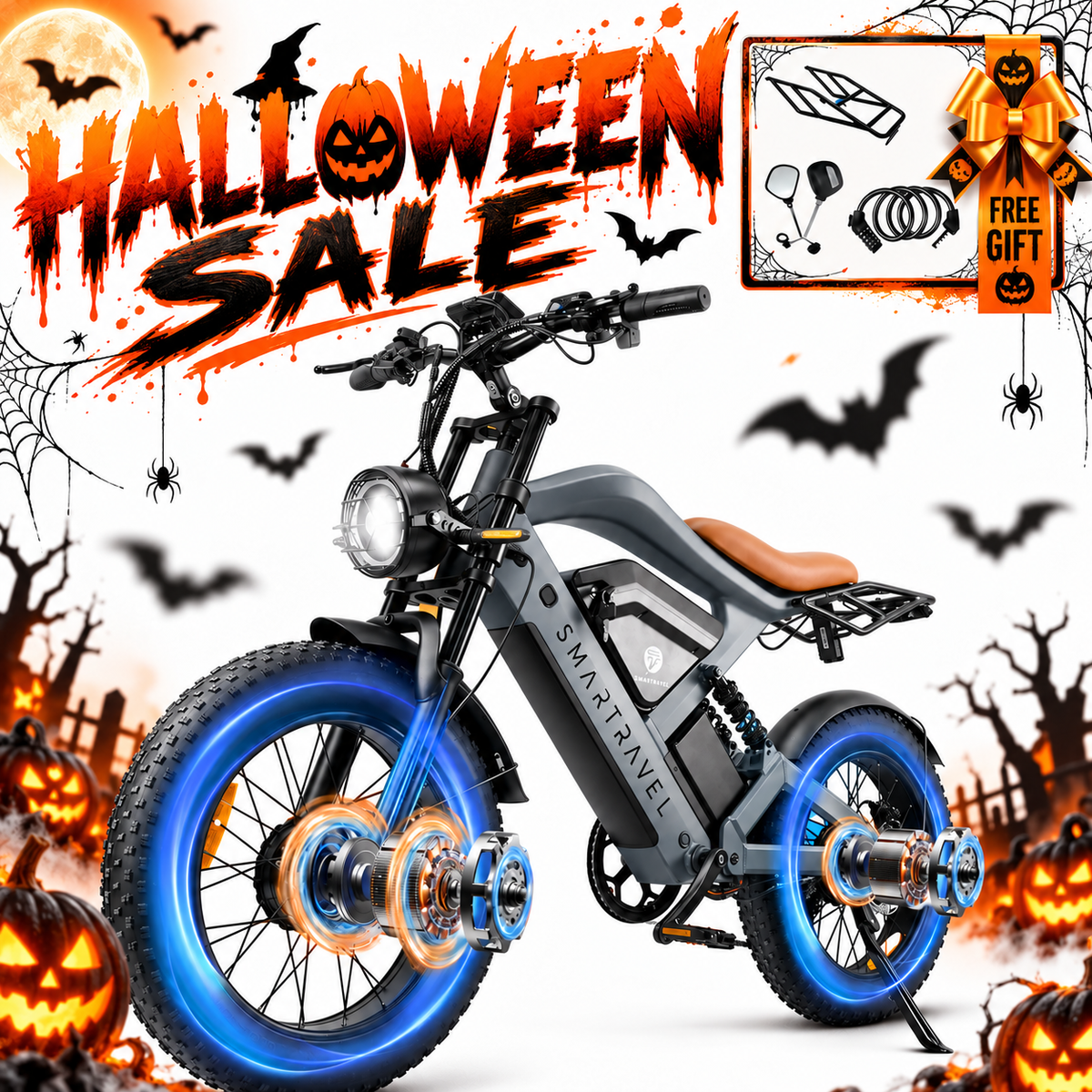 Smartravel Raptor ST202 Pro Dual Motor and Battery eBike