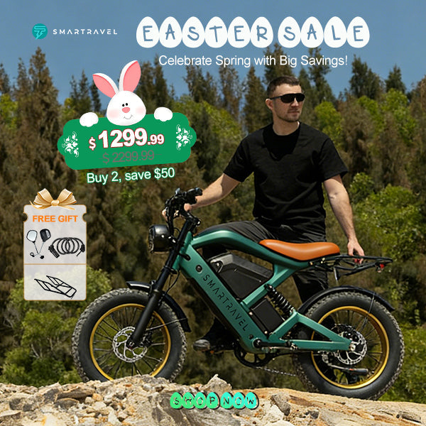 Smartravel Raptor ST202 Easter Sale 2026 — GPS Electric Bike at $1,299.99