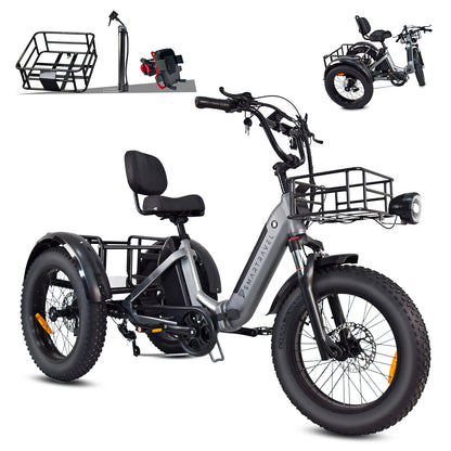 Smartravel Hauler ST301 Dual Battery Cargo Electric Tricycle