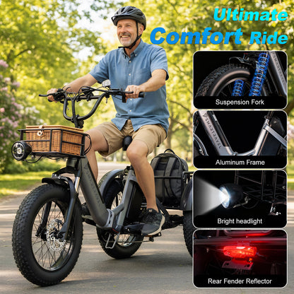 Smartravel Hauler ST301 Dual Battery Cargo Electric Tricycle