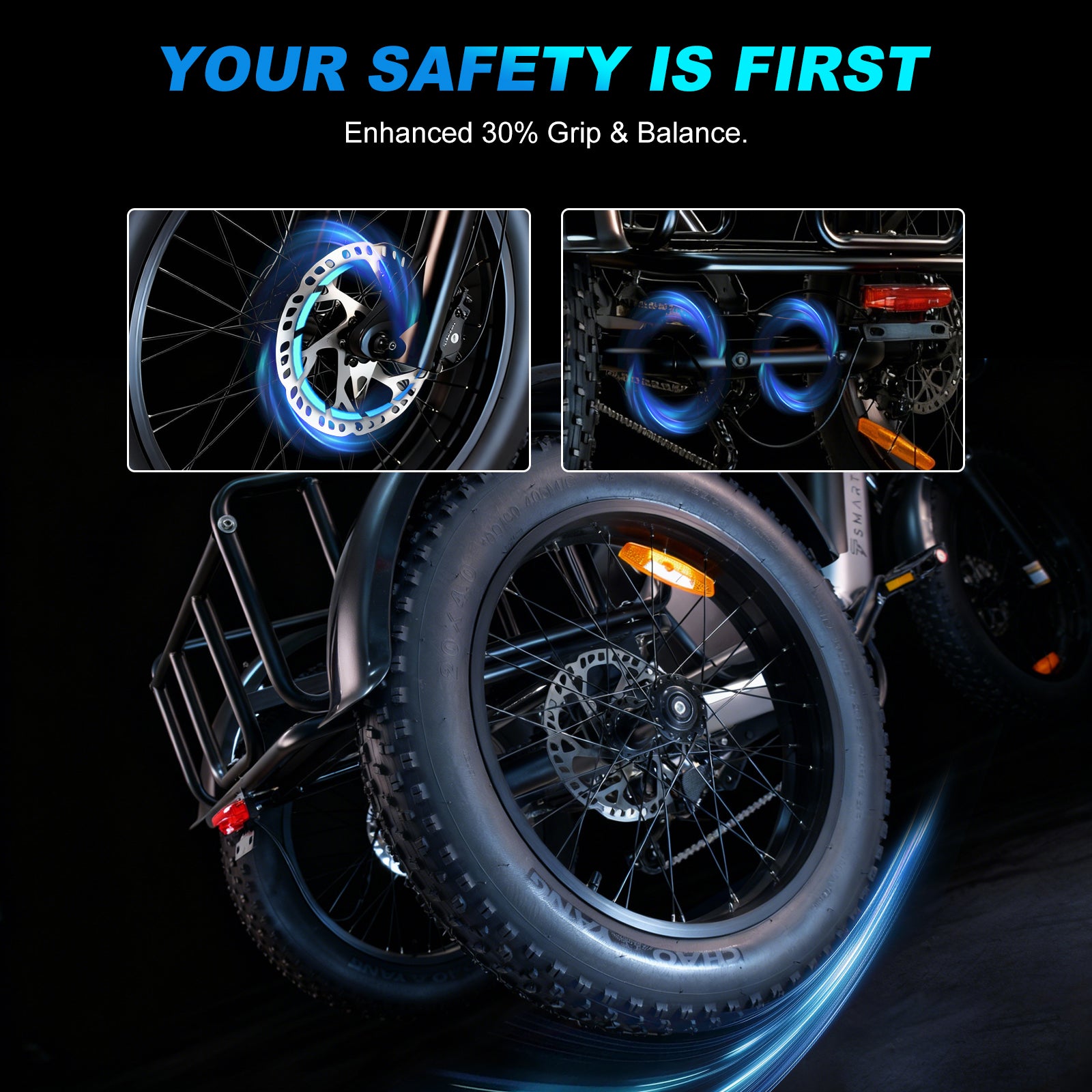 Smartravel Hauler ST301 Dual Battery Cargo Electric Tricycle