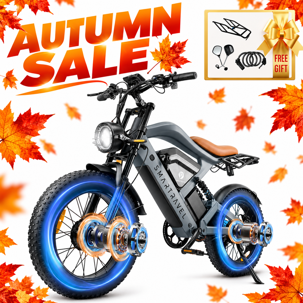Smartravel Raptor ST202 Pro Dual Motor and Battery eBike