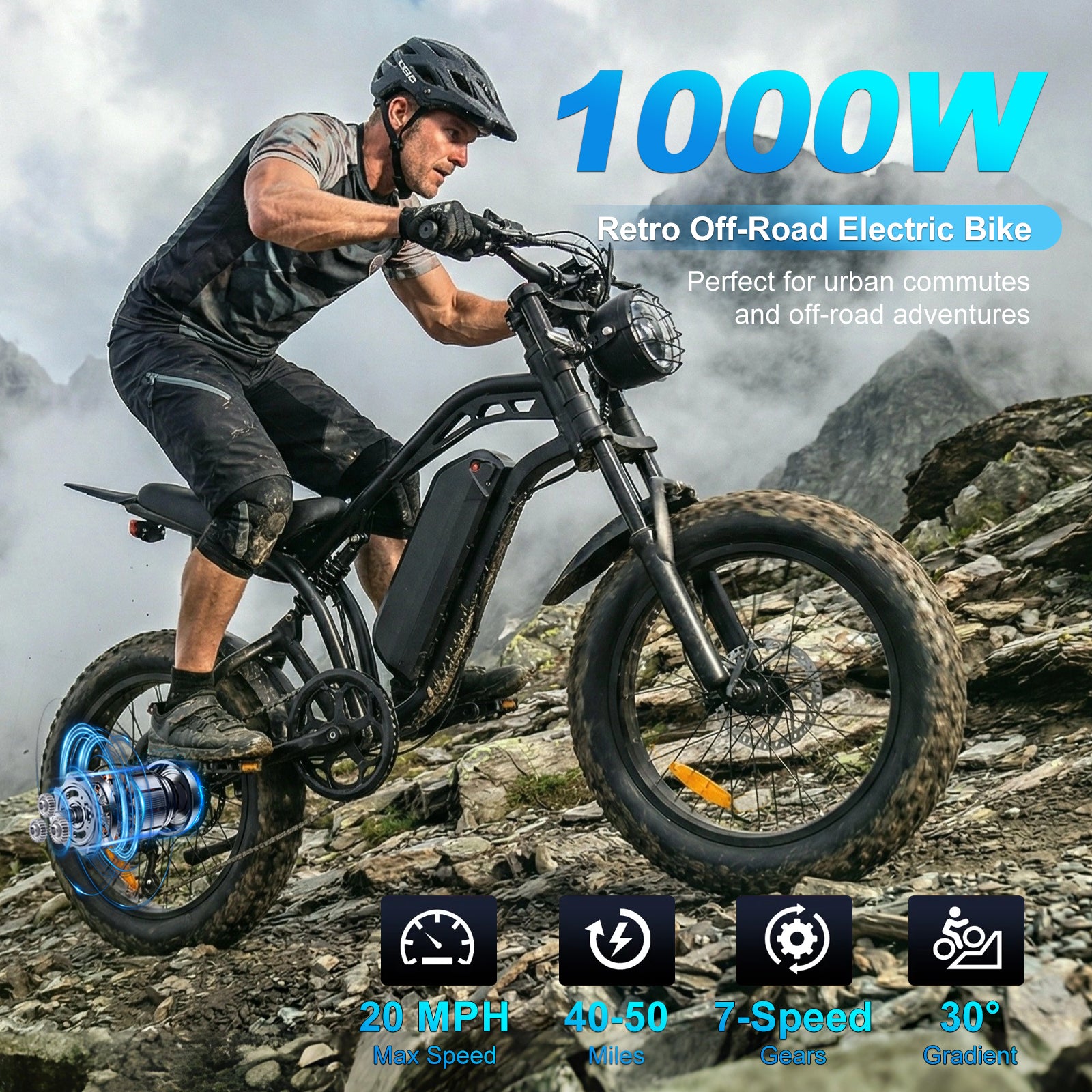 Smartravel M21 1000W Electric Bike