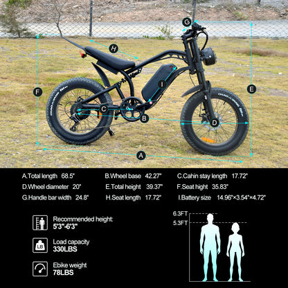 Smartravel M21 1000W Electric Bike