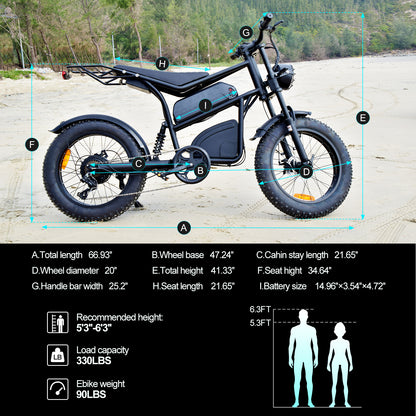 Smartravel M22 1000W Electric Bike