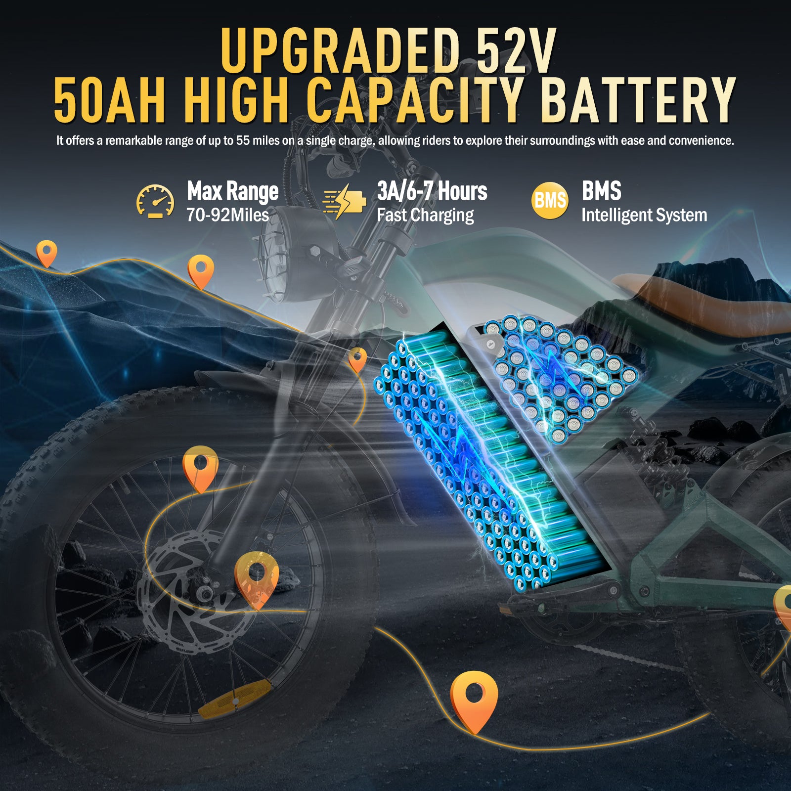 Smartravel Raptor ST202 Pro, off-road e-bike, brand product photograph 3