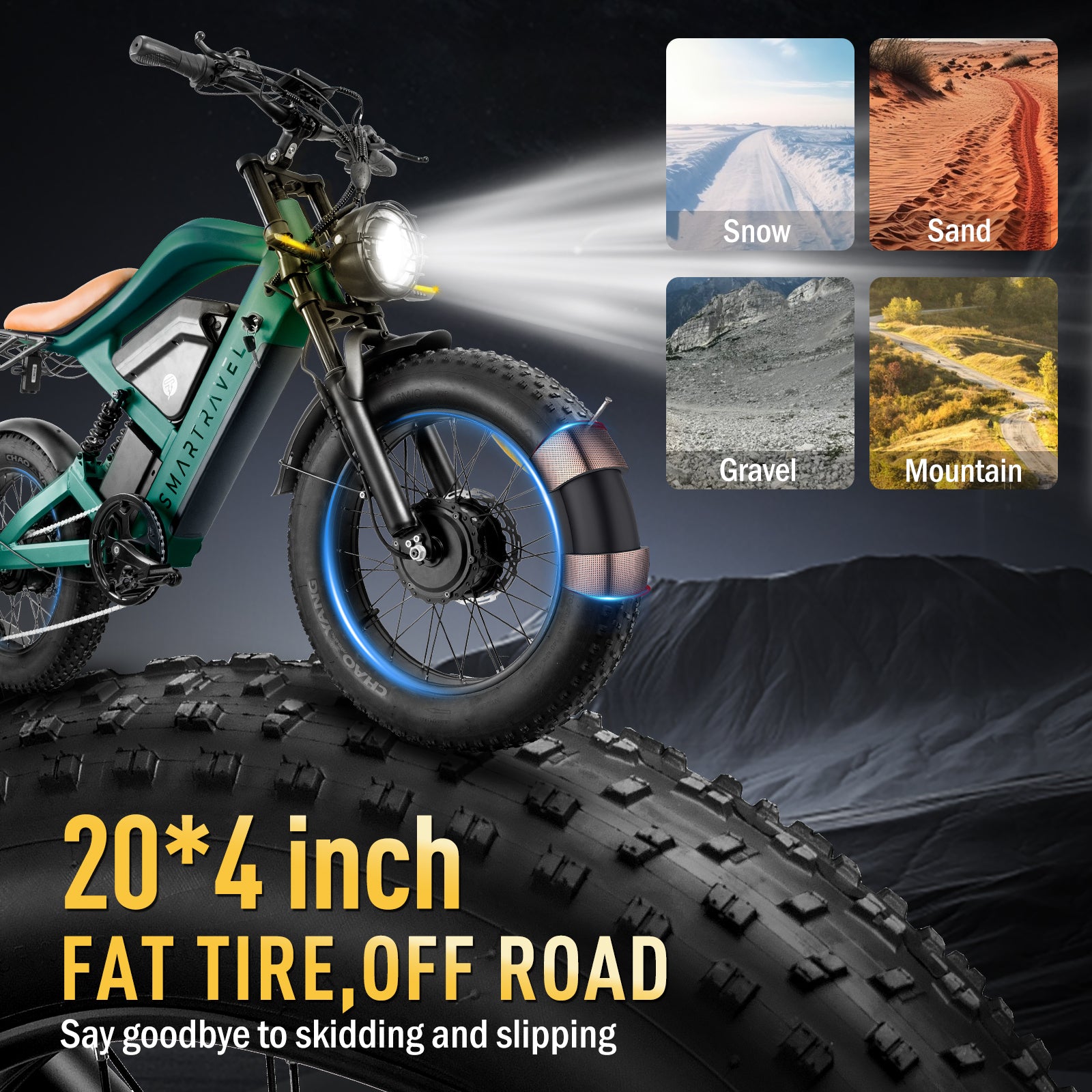Smartravel Raptor ST202 Pro, off-road e-bike, brand product photograph 5